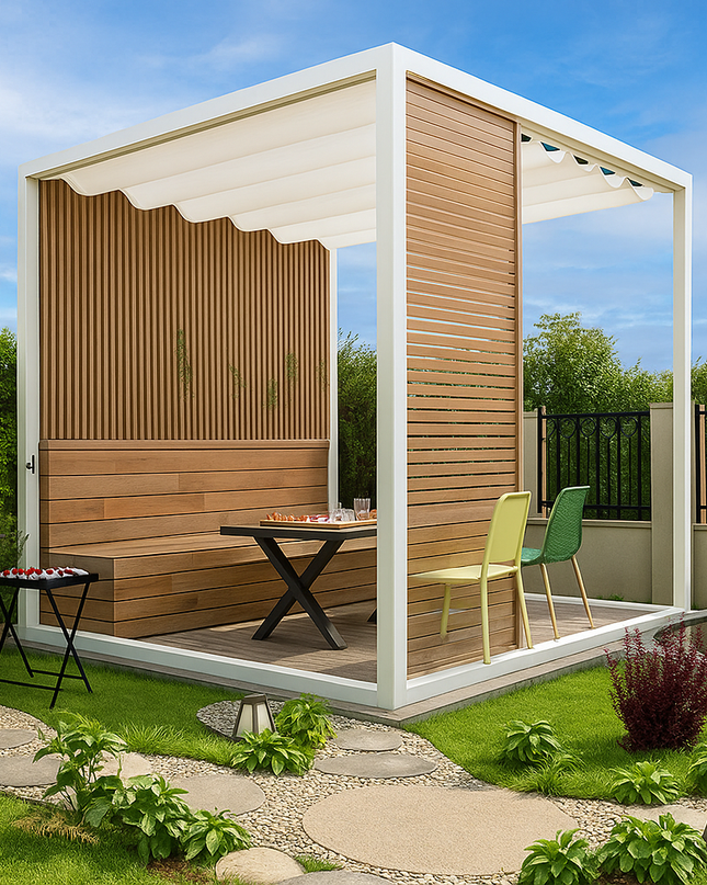 NoirVerge Aperture Pergola
