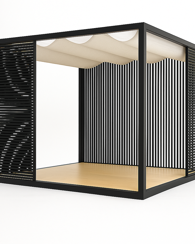 NoirVerge Aperture Pergola