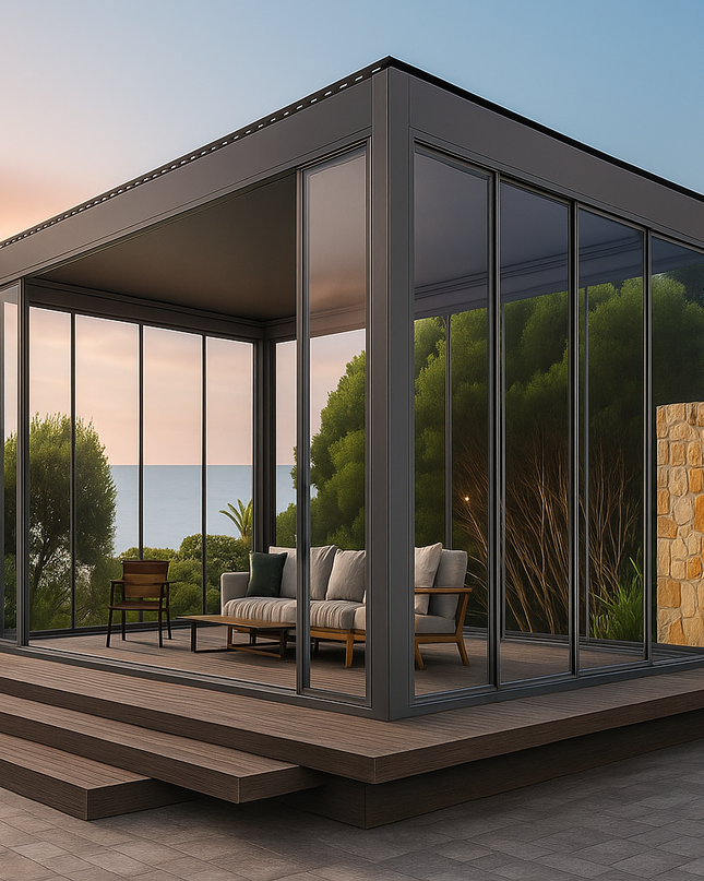 VetroHaus Panorama Glass Pavilion