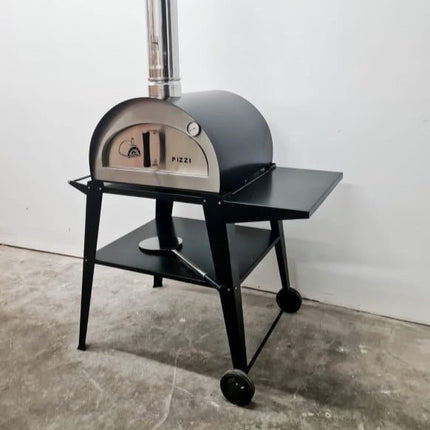 Portable Wood Fired Pizza Oven - Pizzi with Portable Cart - Mobile Wood Fired Brick Oven | Patioza