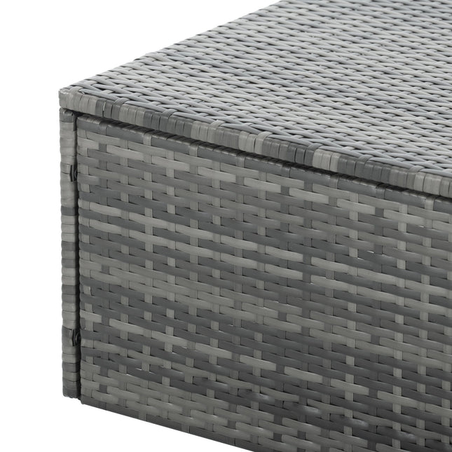 Patio Furniture, Outdoor Furniture, Seasonal PE Wicker Furniture,5 Set Wicker Furniture With Plywood Coffee Table - Patio Furniture | Patioza