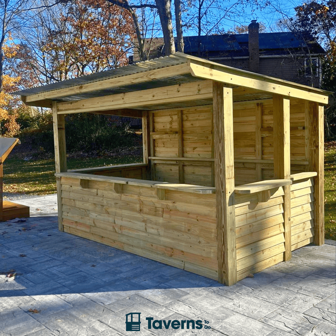 11 x 8 The 7 - Up Deluxe (X - LARGE) - Outdoor Bar Structures | Patioza