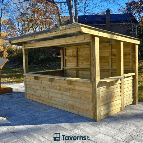 11 x 8 The 7 - Up Deluxe (X - LARGE) - Outdoor Bar Structures | Patioza