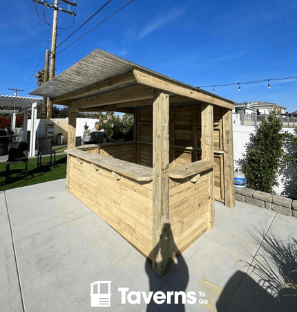 11 x 8 The 7 - Up Deluxe (X - LARGE) - Outdoor Bar Structures | Patioza