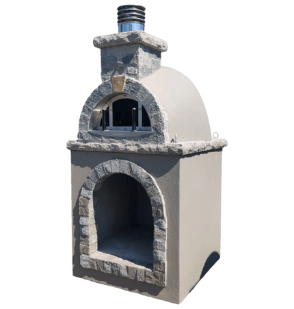 Traditional Wood Fired Brick Pizza Oven - Savannah with Matching Base - Traditional Wood Fired Brick Oven | Patioza