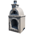 Traditional Wood Fired Brick Pizza Oven - Savannah with Matching Base - Traditional Wood Fired Brick Oven | Patioza