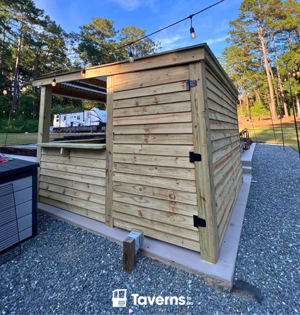 10 x 10 The Storehouse - Outdoor Bar Structures | Patioza