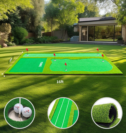 Golf Putting Green (16ft, Style A) - Putting Green | Patioza