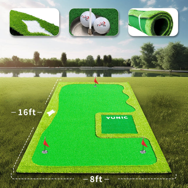 Golf Putting Green (16ft, Style B) - Putting Green | Patioza