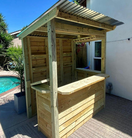 6 x 4 The Temple Bar (SMALL) - Outdoor Bar Structures | Patioza