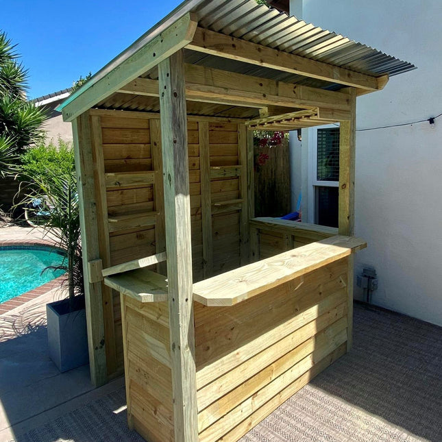 6 x 4 The Temple Bar (SMALL) - Outdoor Bar Structures | Patioza