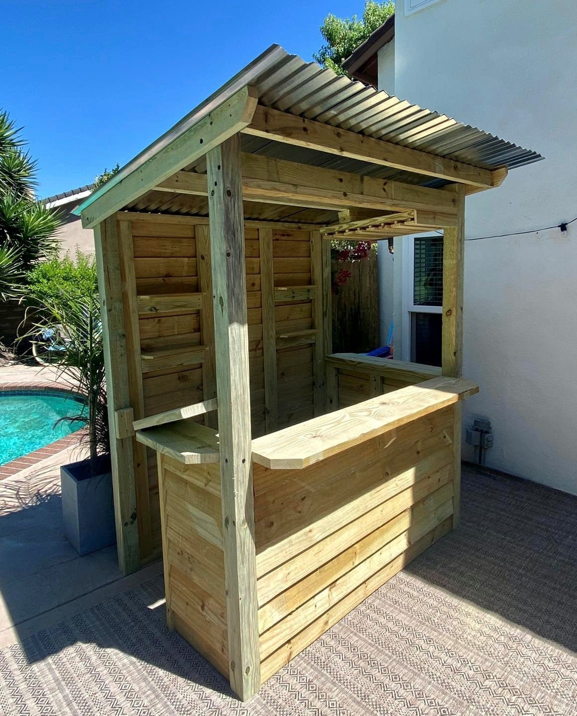 6 x 4 The Temple Bar (SMALL) - Outdoor Bar Structures | Patioza