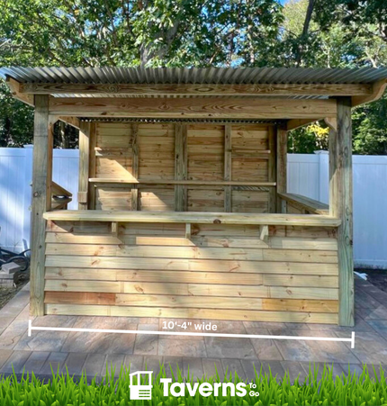 11 x 6 Dunbar Deluxe (LARGE) - Outdoor Bar Structures | Patioza