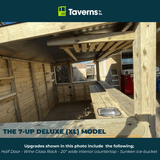 11 x 8 The 7 - Up Deluxe (X - LARGE) - Outdoor Bar Structures | Patioza