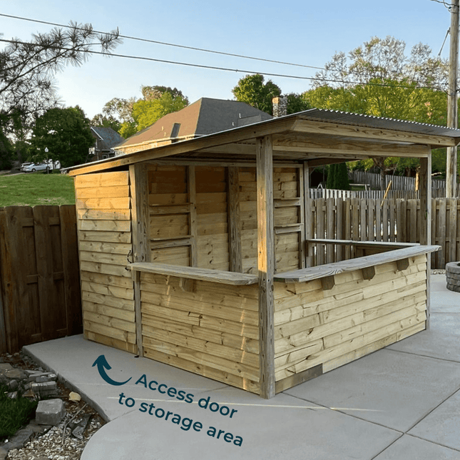 10 x 10 The Storehouse - Outdoor Bar Structures | Patioza