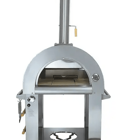 KoKoMo 32” Dual Fuel Pizza Oven - Gas or Wood - Fired Stainless Steel Outdoor Oven - Outdoor Kitchen | Patioza
