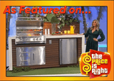 KoKoMo Outdoor Kitchen Island with Waterfall Edge – 32” Built - In Grill - Outdoor Kitchen | Patioza