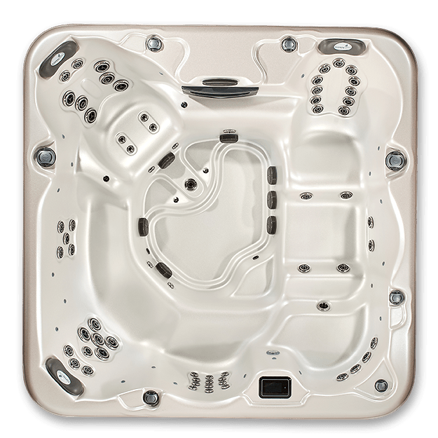 Pinnacle 7 - Person Luxury Hot Tub – 8' Spa with Lounger, Captain’s Chair, and Love Seat for Ultimate Relaxation - Hot Tubs | Patioza