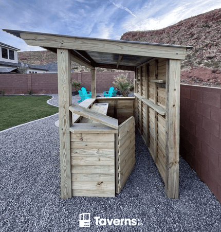11 x 6 Dunbar Deluxe (LARGE) - Outdoor Bar Structures | Patioza