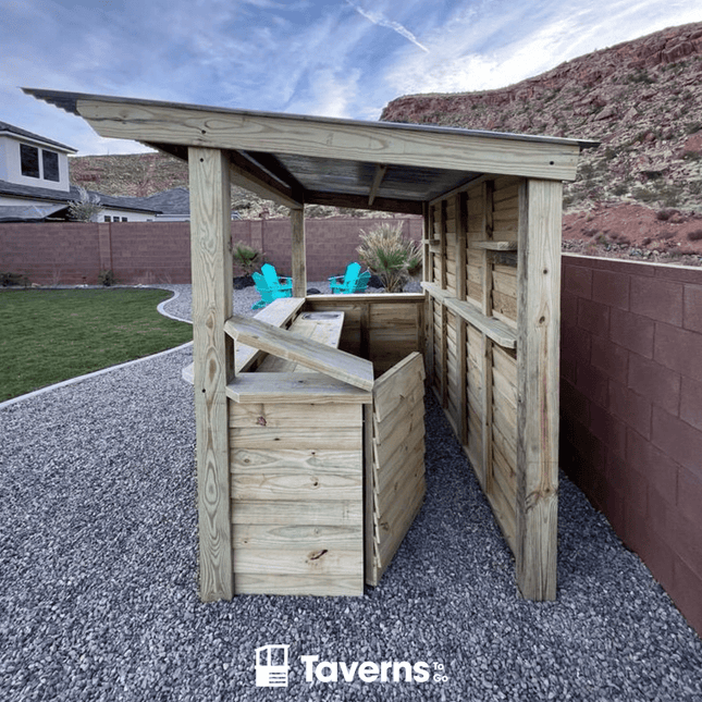 11 x 6 Dunbar Deluxe (LARGE) - Outdoor Bar Structures | Patioza