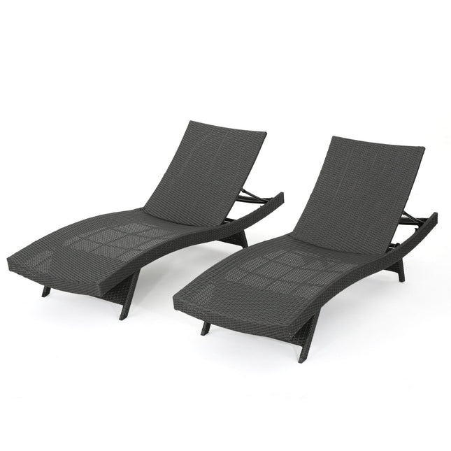 SALEM PE WICKER CHAISE LOUNGE - Patio Furniture | Patioza