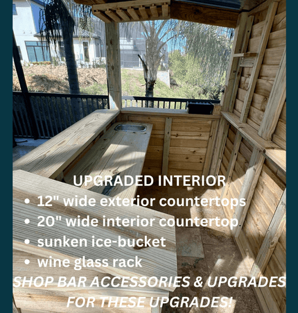 9 x 6 Castlebar Deluxe (MEDIUM) - Outdoor Bar Structures | Patioza