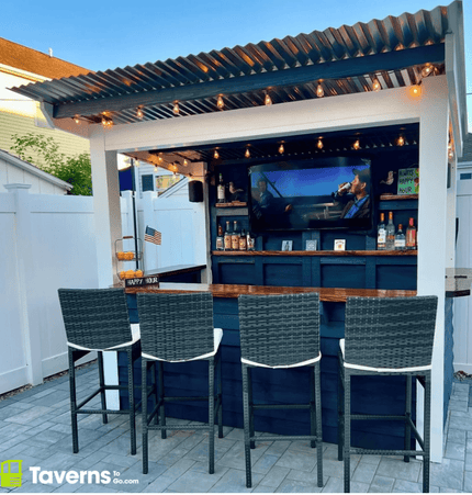 9 x 6 Castlebar Deluxe (MEDIUM) - Outdoor Bar Structures | Patioza
