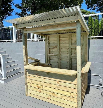 6 x 4 The Temple Bar (SMALL) - Outdoor Bar Structures | Patioza