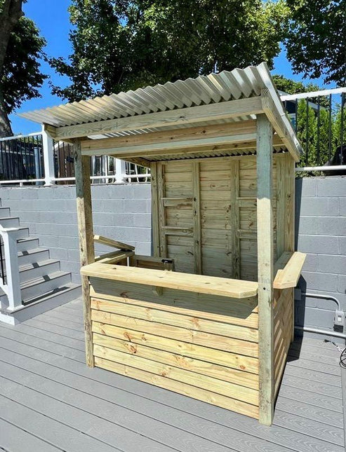6 x 4 The Temple Bar (SMALL) - Outdoor Bar Structures | Patioza