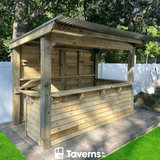 11 x 6 Dunbar Deluxe (LARGE) - Outdoor Bar Structures | Patioza