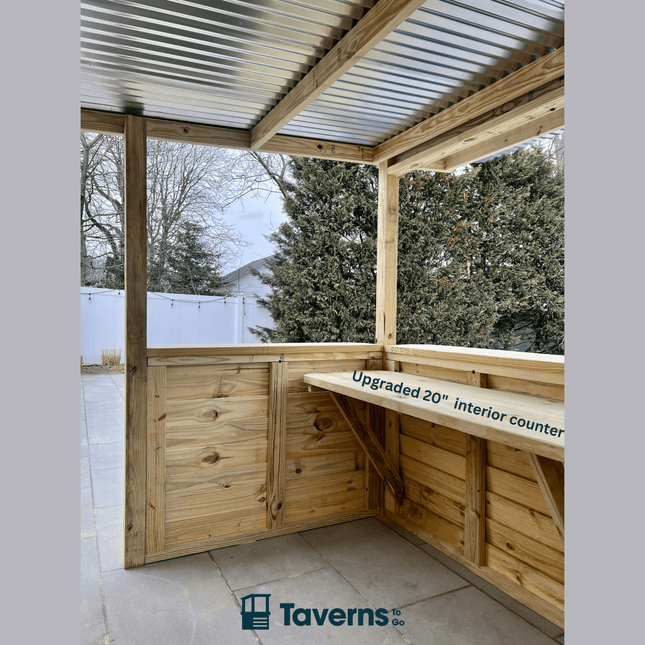 10 x 7 The 7 - Up (X - Large) - Outdoor Bar Structures | Patioza