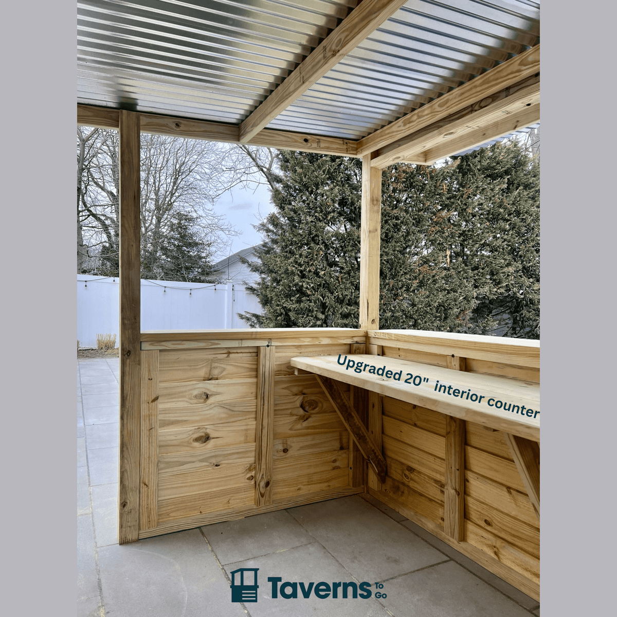 10 x 7 The 7 - Up (X - Large) - Outdoor Bar Structures | Patioza