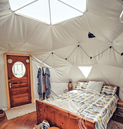 4-Season DELUXE Glamping Package Dome - 16'/5m - Phoenix Domes