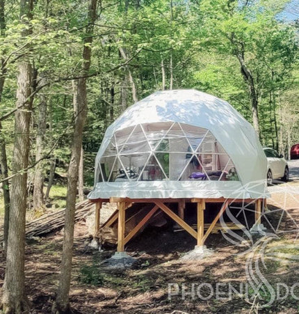 4-Season DELUXE Glamping Package Dome - 16'/5m - Phoenix Domes