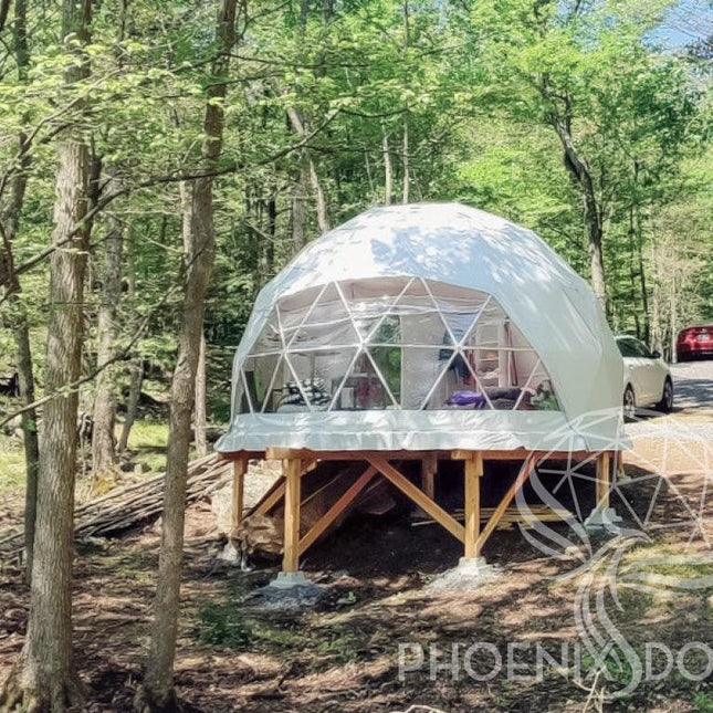 4-Season DELUXE Glamping Package Dome - 16'/5m - Phoenix Domes - Dome | Patioza