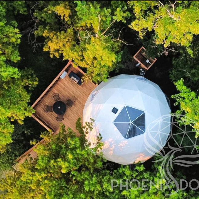 4-Season DELUXE Glamping Package Dome - 16'/5m - Phoenix Domes - Dome | Patioza