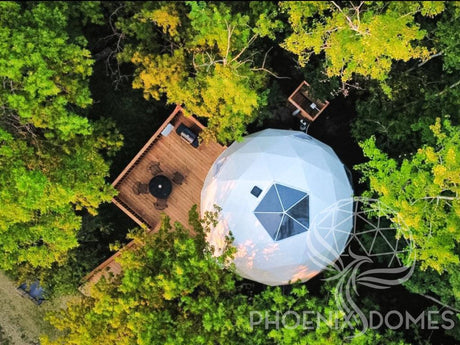 4-Season DELUXE Glamping Package Dome - 16'/5m - Phoenix Domes - Dome | Patioza