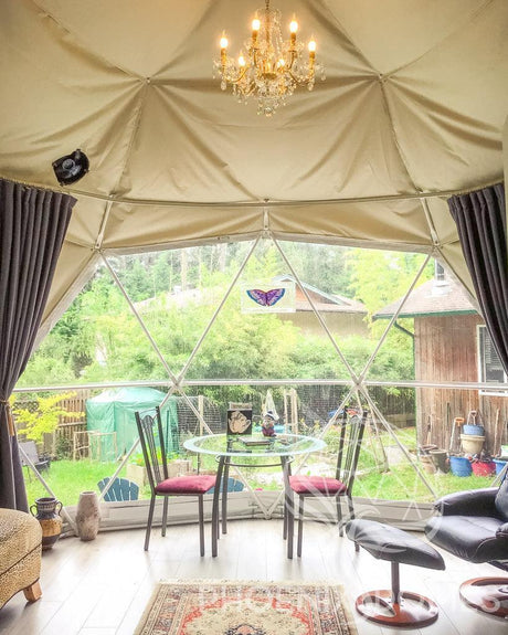 4-Season DELUXE Glamping Package Dome - 16'/5m - Phoenix Domes - Dome | Patioza