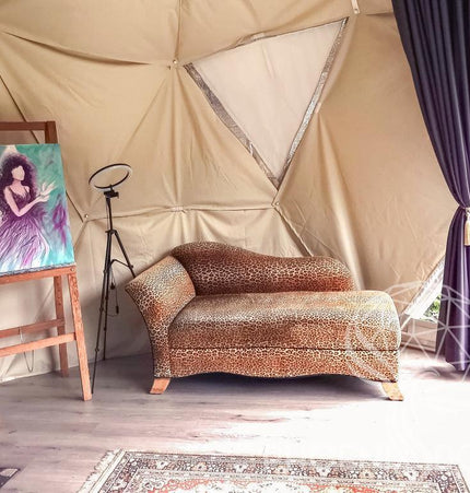 4-Season DELUXE Glamping Package Dome - 16'/5m - Phoenix Domes