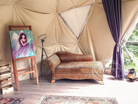 4-Season DELUXE Glamping Package Dome - 16'/5m - Phoenix Domes - Dome | Patioza