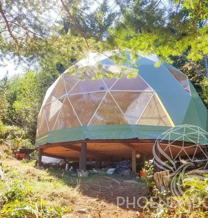 4-Season DELUXE Glamping Package Dome - 16'/5m - Phoenix Domes