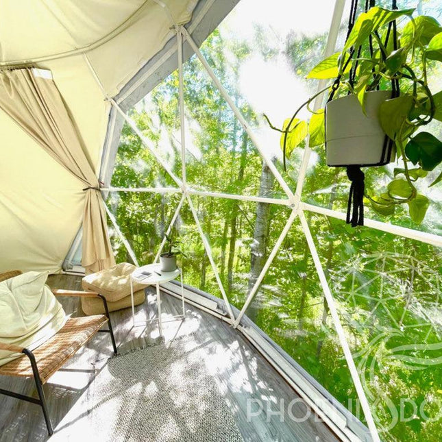 4-Season DELUXE Glamping Package Dome - 16'/5m - Phoenix Domes - Dome | Patioza
