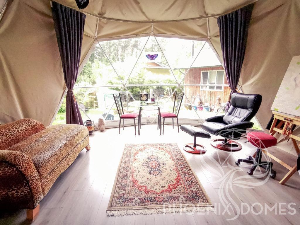 4-Season DELUXE Glamping Package Dome - 16'/5m - Phoenix Domes - Dome | Patioza