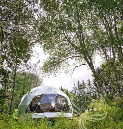 4-Season DELUXE Glamping Package Dome - 16'/5m - Phoenix Domes