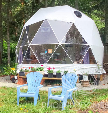 4-Season DELUXE Glamping Package Dome - 16'/5m - Phoenix Domes