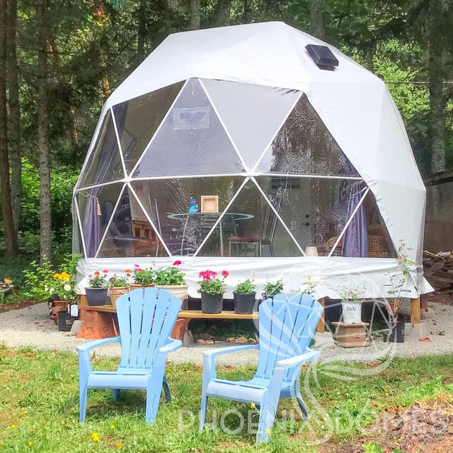 4-Season DELUXE Glamping Package Dome - 16'/5m - Phoenix Domes - Dome | Patioza