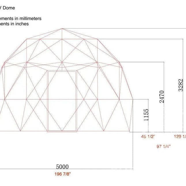 4-Season DELUXE Glamping Package Dome - 16'/5m - Phoenix Domes - Dome | Patioza