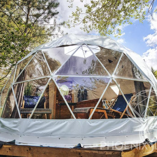4-Season DELUXE Glamping Package Dome - 16'/5m - Phoenix Domes - Dome | Patioza