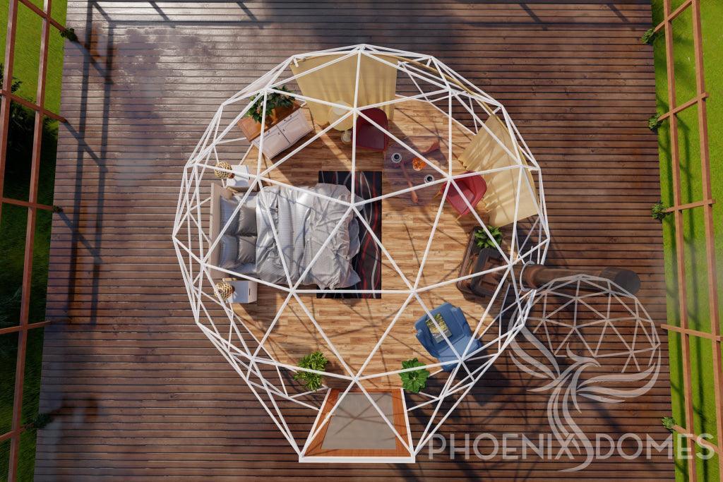 4-Season DELUXE Glamping Package Dome - 16'/5m - Phoenix Domes - Dome | Patioza
