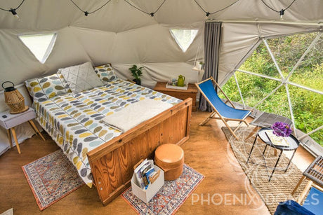 4-Season DELUXE Glamping Package Dome - 16'/5m - Phoenix Domes - Dome | Patioza